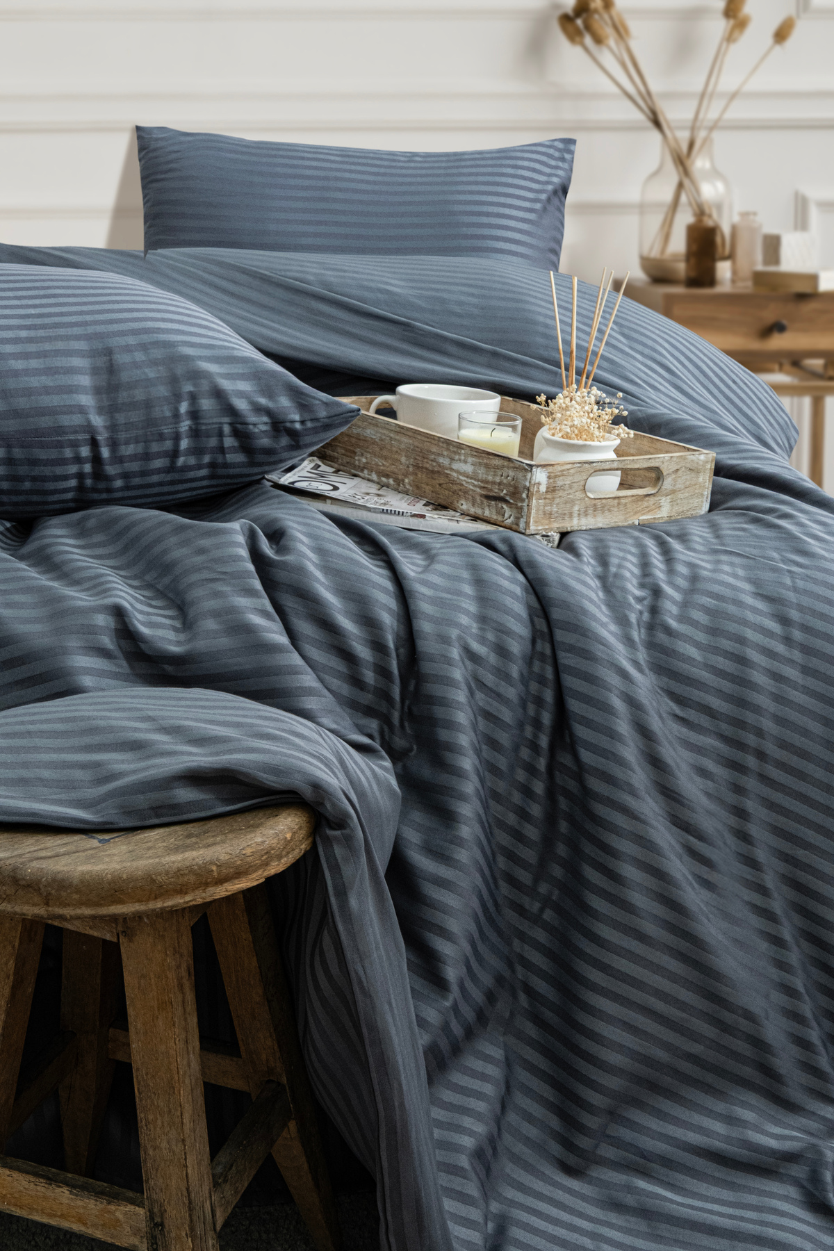 BESTİNA GOLD Pamuklu Saten Çift Kişilik Nevresim Takımı - Görsel 3