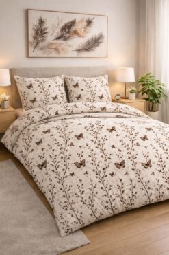 Sheri Home Lastikli Çarşaflı Nevresim Takımı Çift Kişilik YENİMODELTY26565544