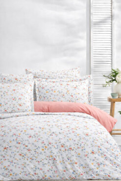 İQON Lastikli Çarşaflı Nevresim Takımı Çift Kişilik BOTANİC SOMON