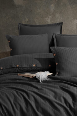 Nordqueen %100 Pamuk Çift Kişilik Düğmeli Nevresim Seti