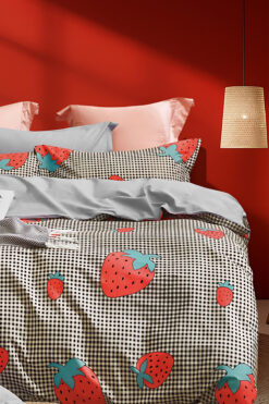 İQON Lastikli Çarşaflı Nevresim Takımı Tek Kişilik CHİLEK