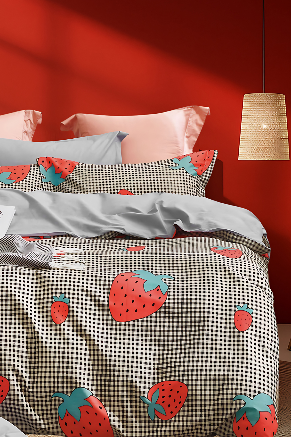 İQON Lastikli Çarşaflı Nevresim Takımı Tek Kişilik CHİLEK