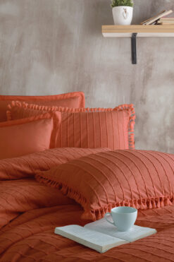 Nordqueen %100 Pamuk Çift Kişilik Püsküllü Nevresim Seti