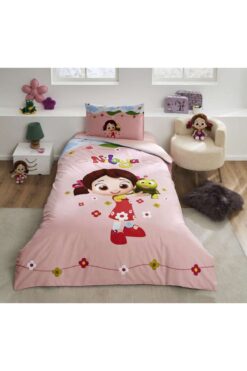 Özdilek Nevresim Takımı Ranforce Tek Kişilik Pembee Nıloya Ucurtma(l)