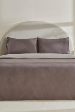 Karaca Home Basis %100 Pamuk Çift Kişilik Nevresim Takımı Antrasit