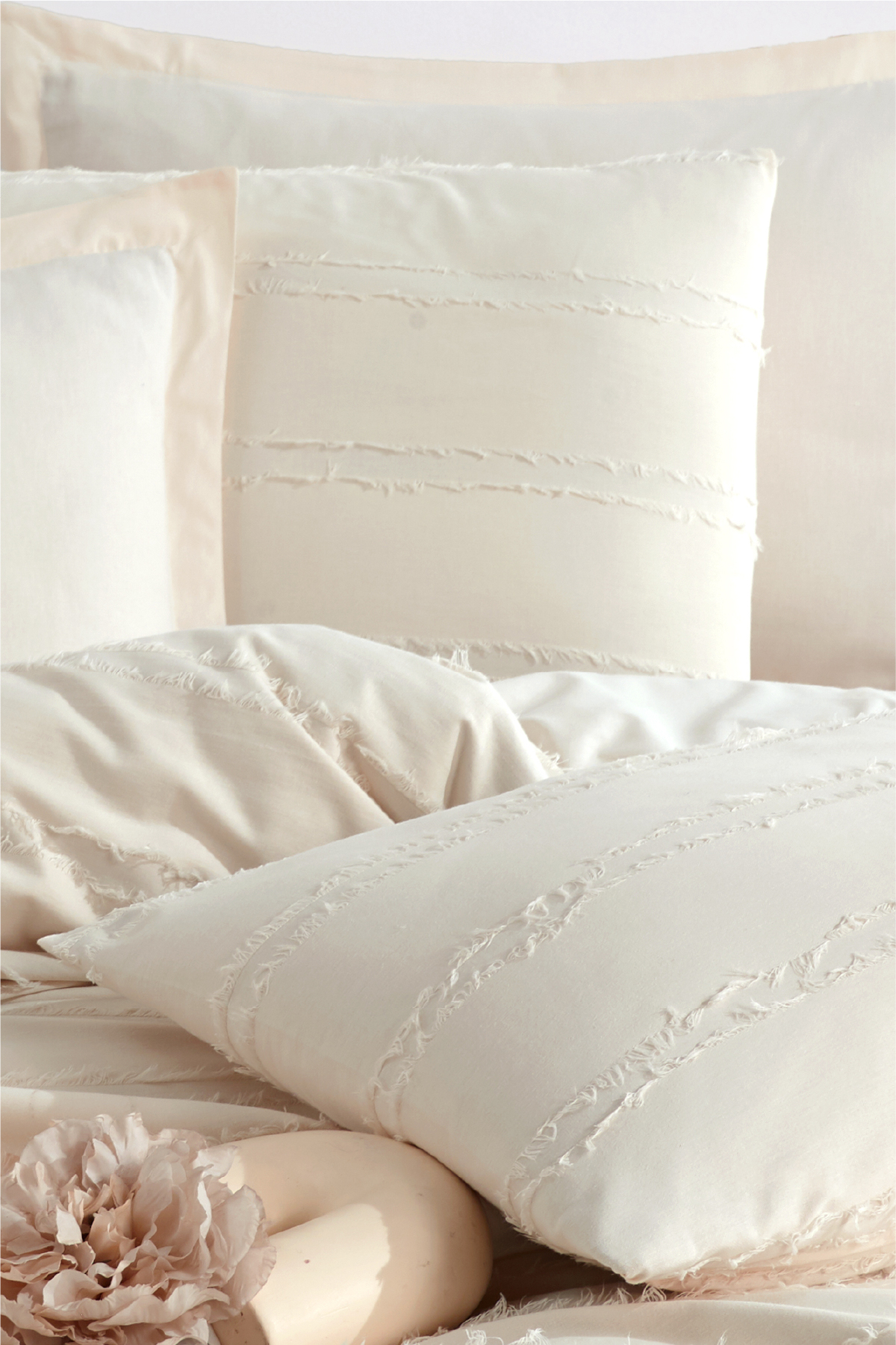 Nordqueen %100 Pamuk Çift Kişilik Saçaklı Nevresim Seti Avola - Görsel 2