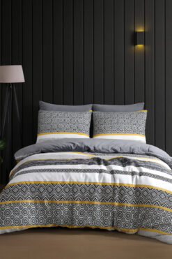 conzaliza Çift Kişilik Lastikli Çarşaflı Nevresim Takımı