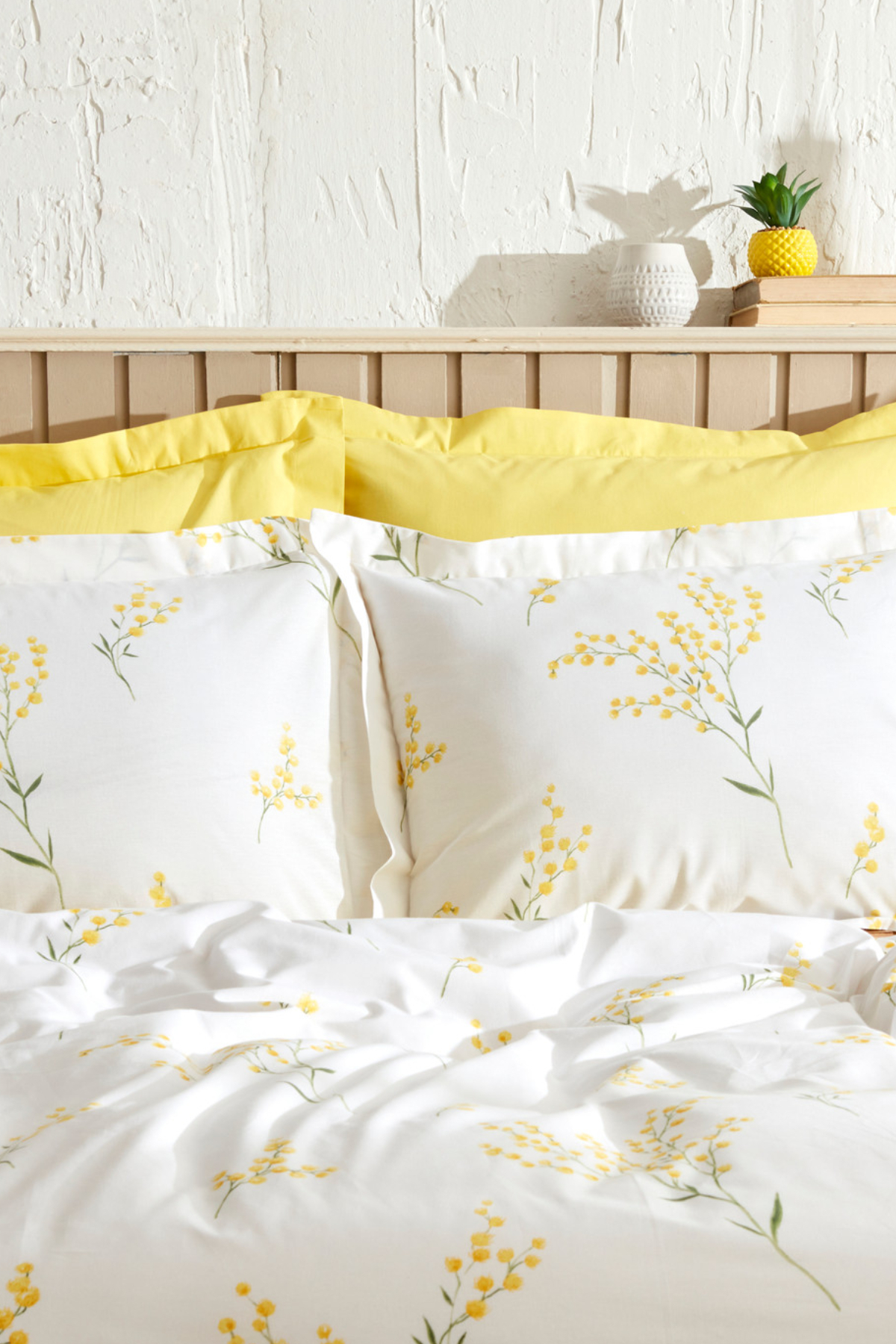 Karaca Home Loretta %100 Pamuk Tek Kişilik Nevresim Takımı Sarı (PP) - Görsel 3