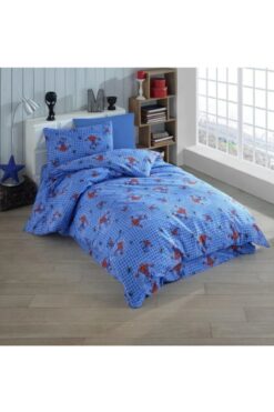 Home SPİDERMAN TEK KİŞİLİK MAVİ NEVRESİM TAKIMI ÇARŞAFLI