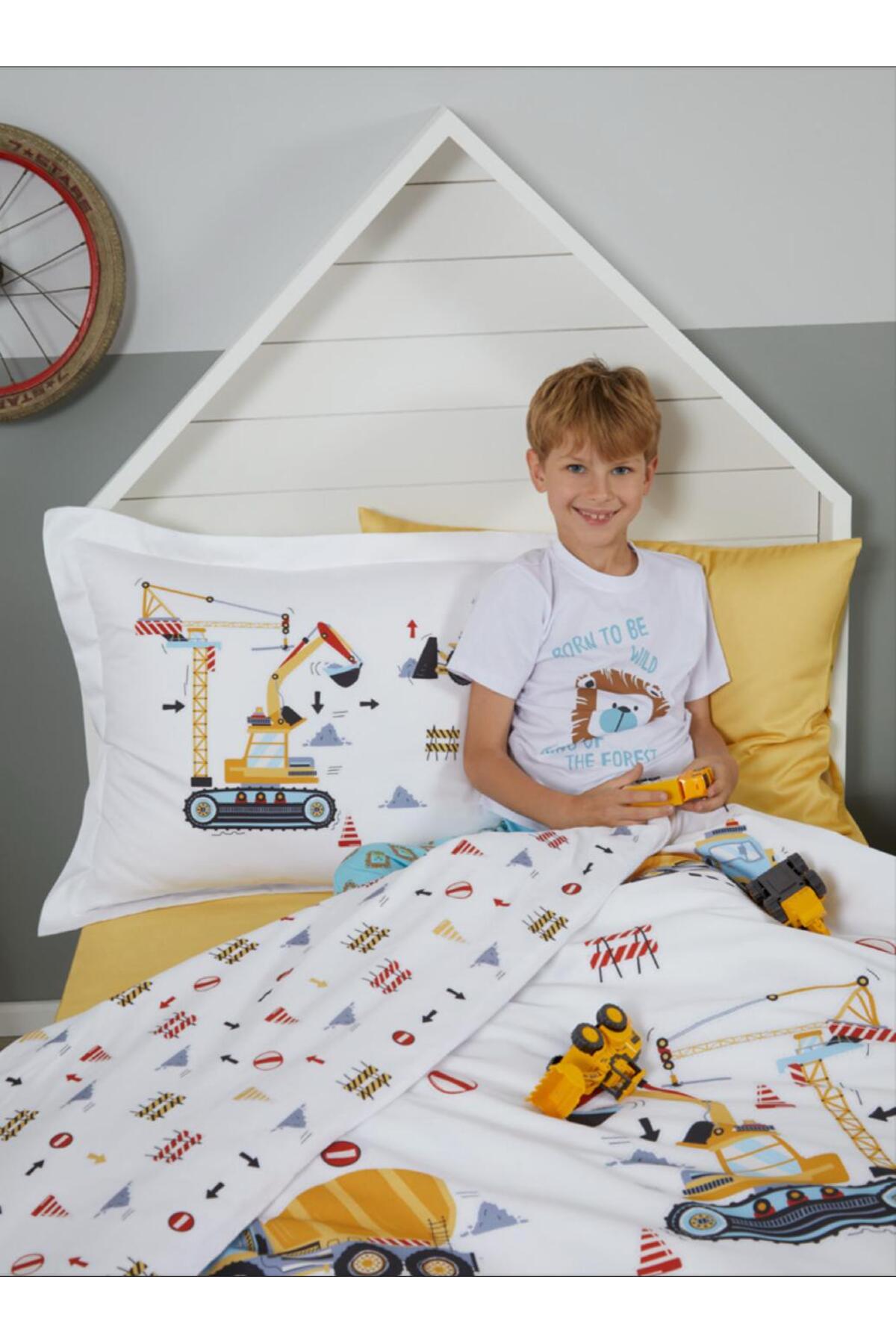 Özdilek ÖZDİLEK TEK KİŞİLİK NEVRESİM TAKIMI GENÇ LASTİKLİ ÇARŞAF - Görsel 2