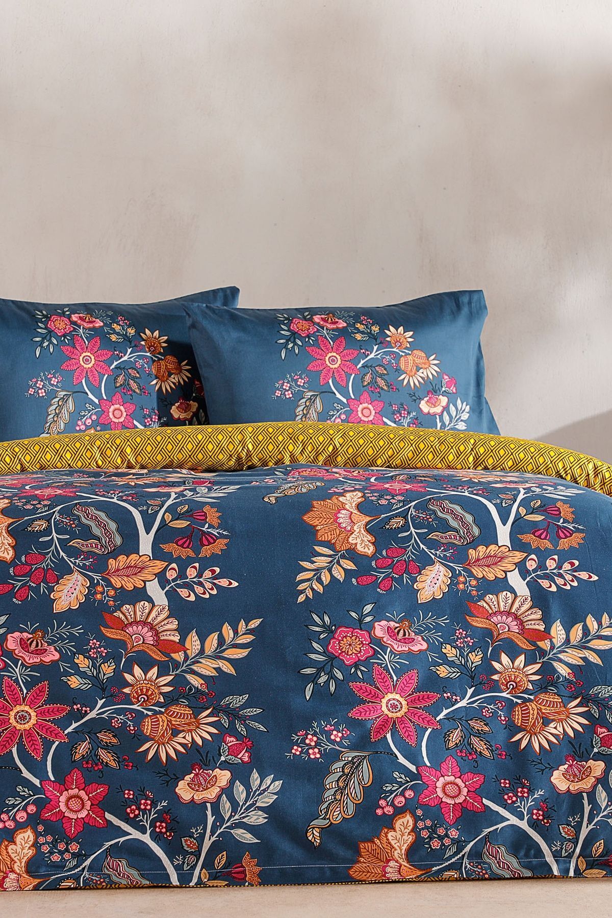 Doqu Home Saten Nevresim Takımı Celebrity Çift Kişilik - Yeşil