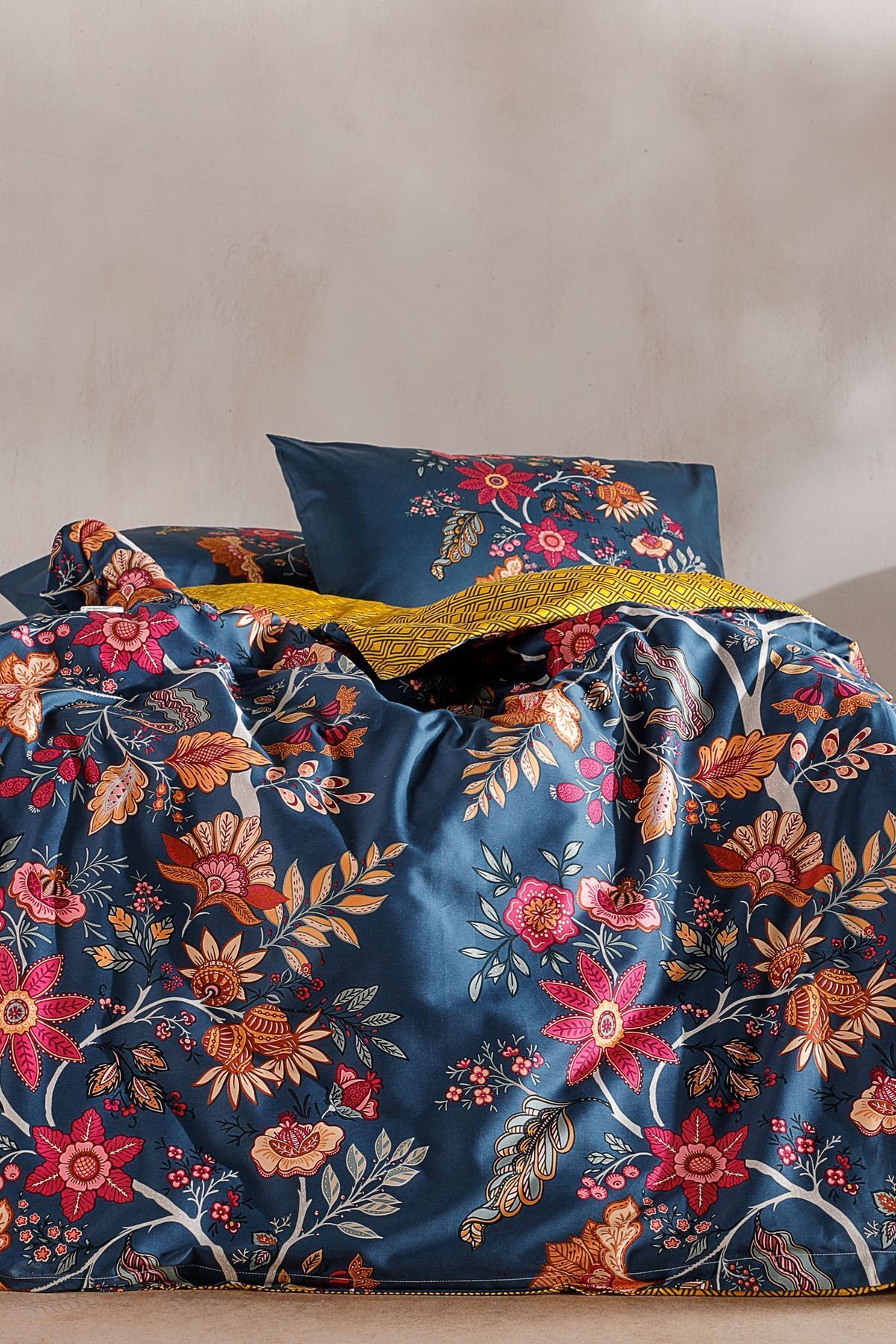 Doqu Home Saten Nevresim Takımı Celebrity Çift Kişilik - Yeşil - Görsel 3