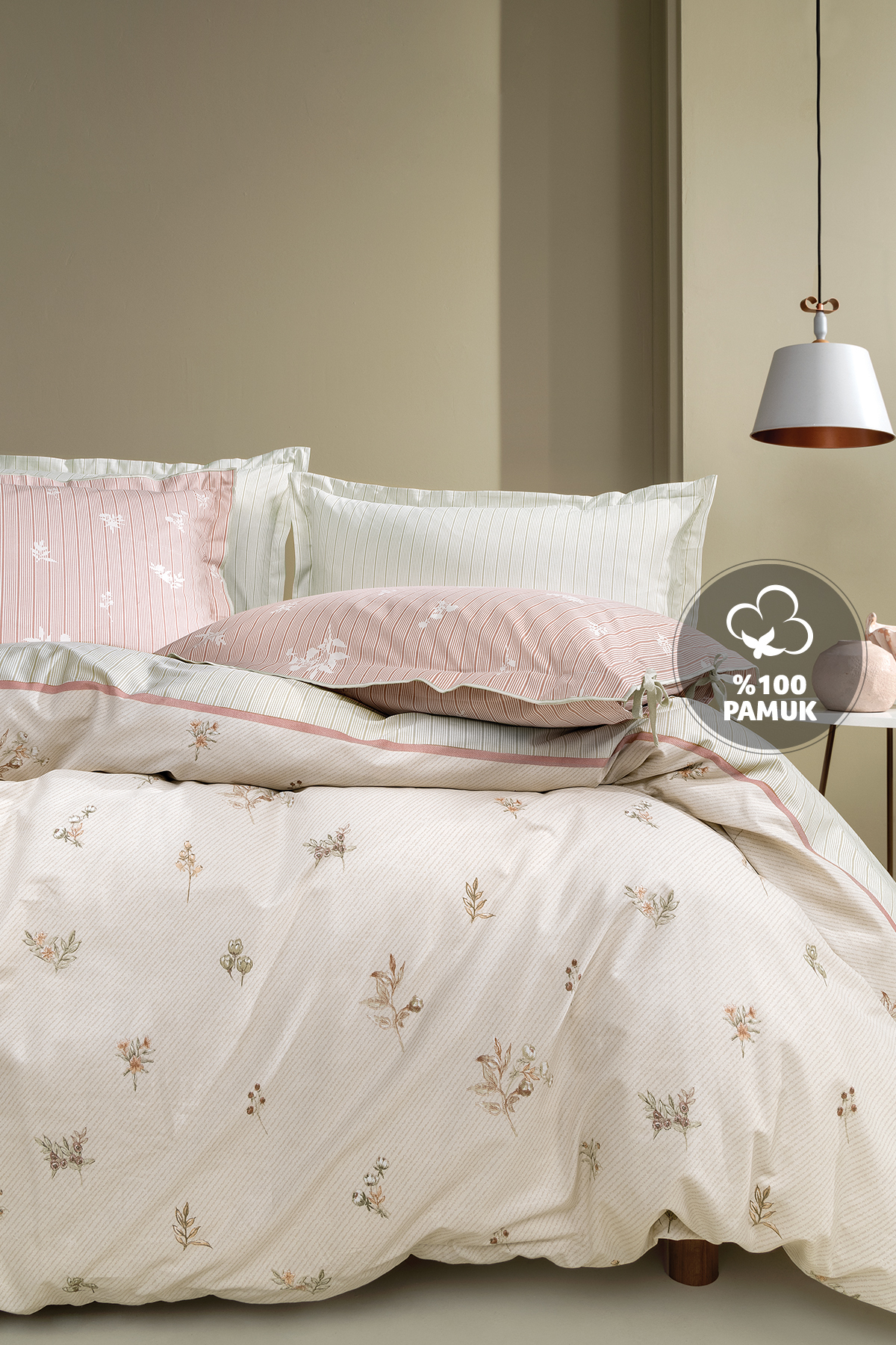 Yataş Teny Çift Kişilik Ranforce Nevresim Seti - Bej