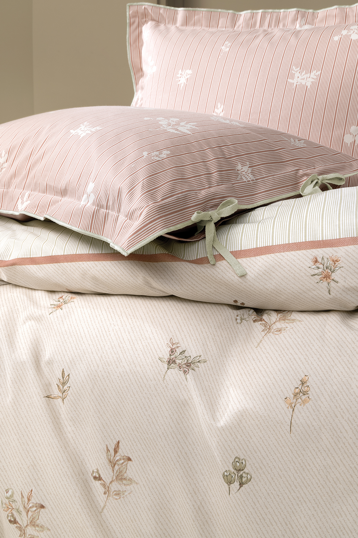 Yataş Teny Çift Kişilik Ranforce Nevresim Seti - Bej - Görsel 2