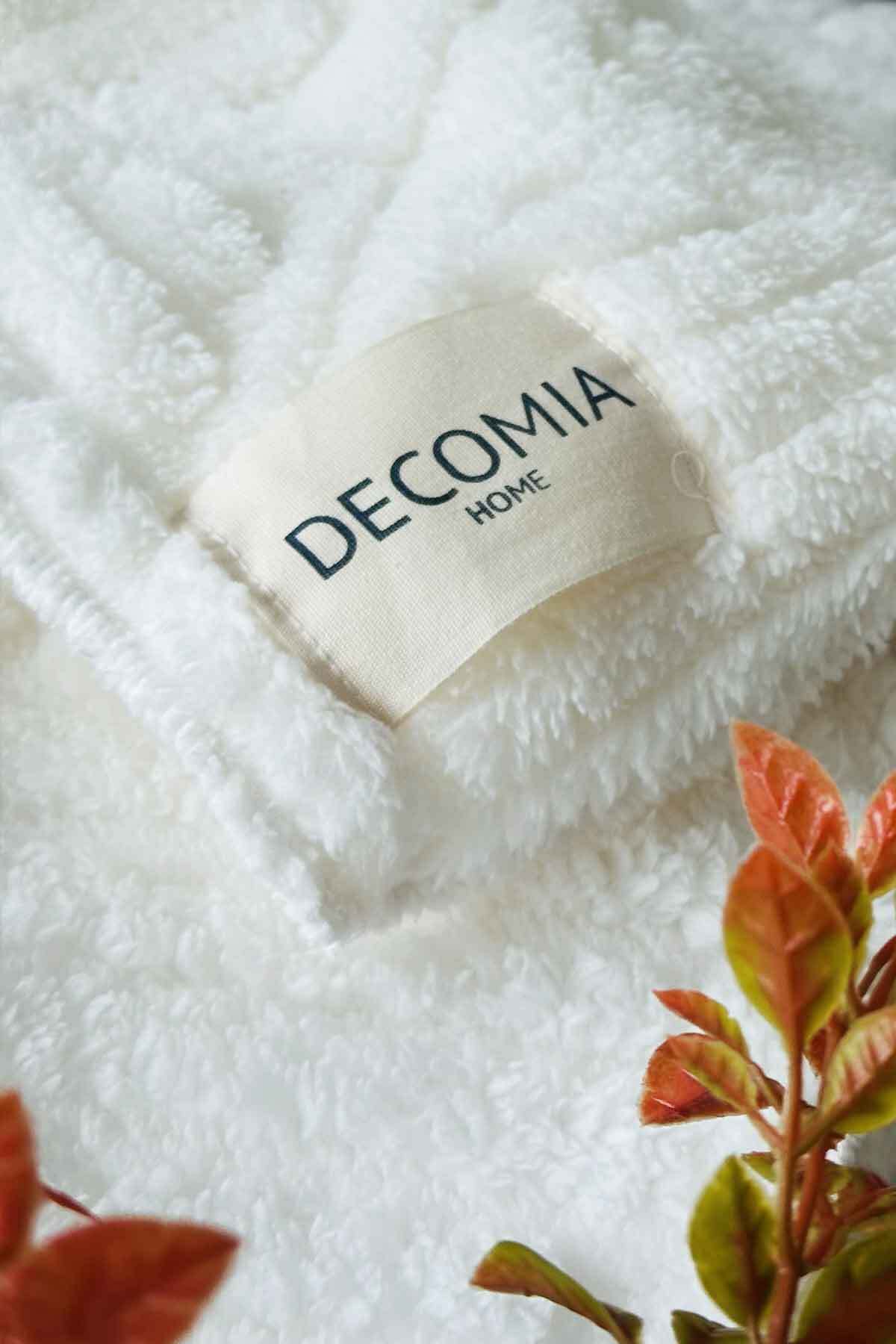 Decomia Home Hilda Oturma Yerini Kapatan Kabartmalı Yumuşak Tüylü Koltuk Örtüsü Koltuk Şalı (100X220cm) - Görsel 3