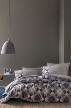 Yataş Brice Battal Boy Nevresim Takımı - İndigo