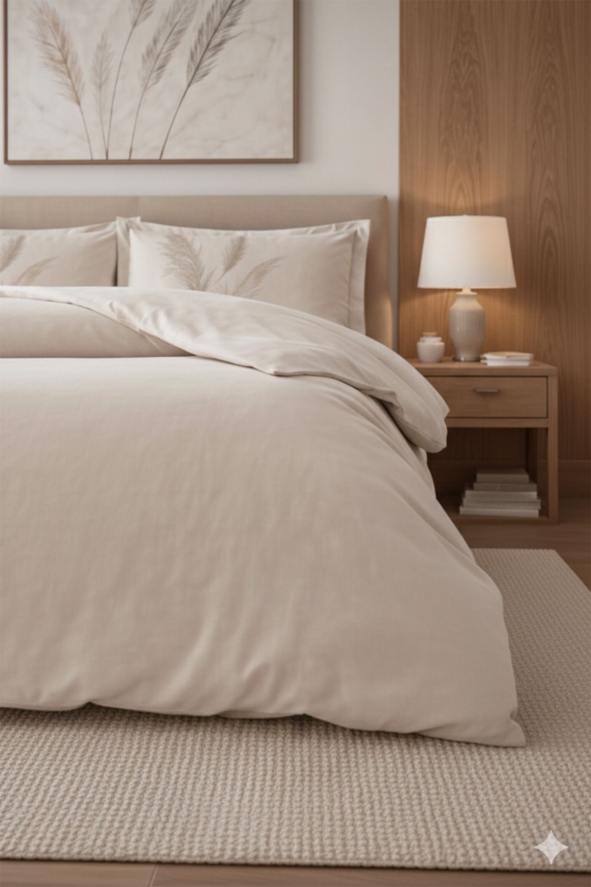 Özdilek Miscanthus Battal Boy King Nevresim Takımı - KREM - Görsel 3