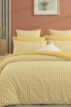 Lorien Desenli Tek Kişilik, Lastikli Çarşaflı, Çift Taraf Kullanımlı Nevresim Takımı