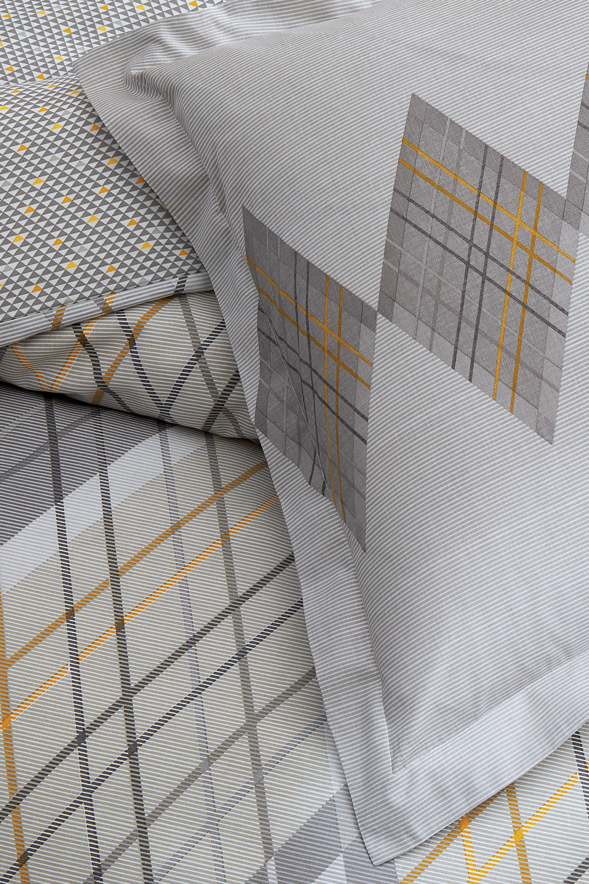 Puffy Sineri Çift Kişilik Ranforce Nevresim Takımı - Gri - Görsel 2