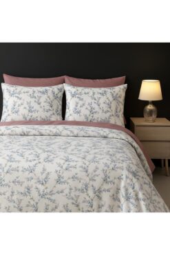 MyStory Home Çift Kişilik Lastikli Çarşaflı Nevresim Takımı Serenity