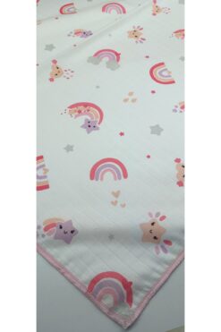 minnakya çok amaçlı 80*90 müslin yenidoğan bebek battaniyesi müslin bez %100 pamuk