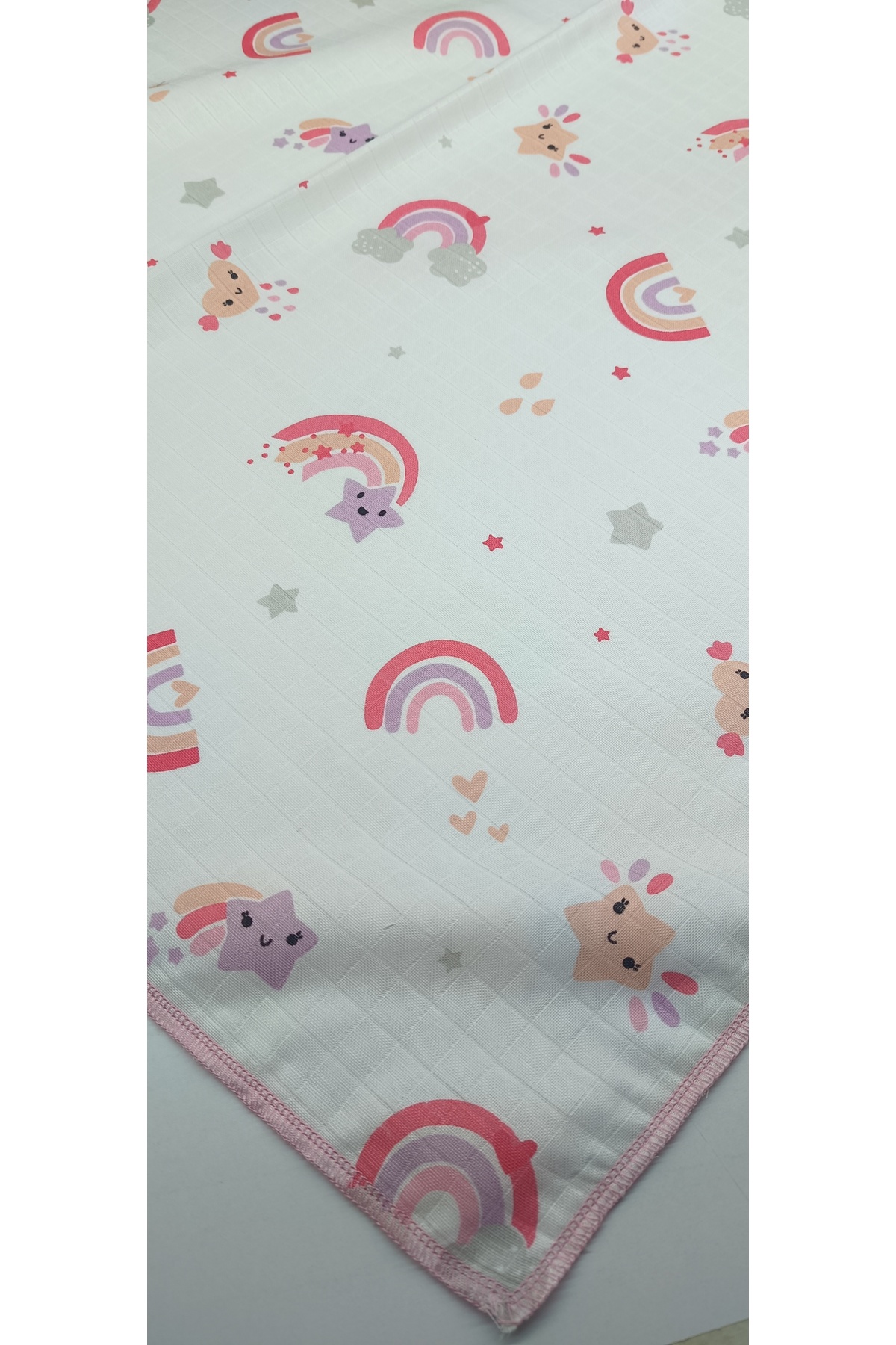 minnakya çok amaçlı 80*90 müslin yenidoğan bebek battaniyesi müslin bez %100 pamuk