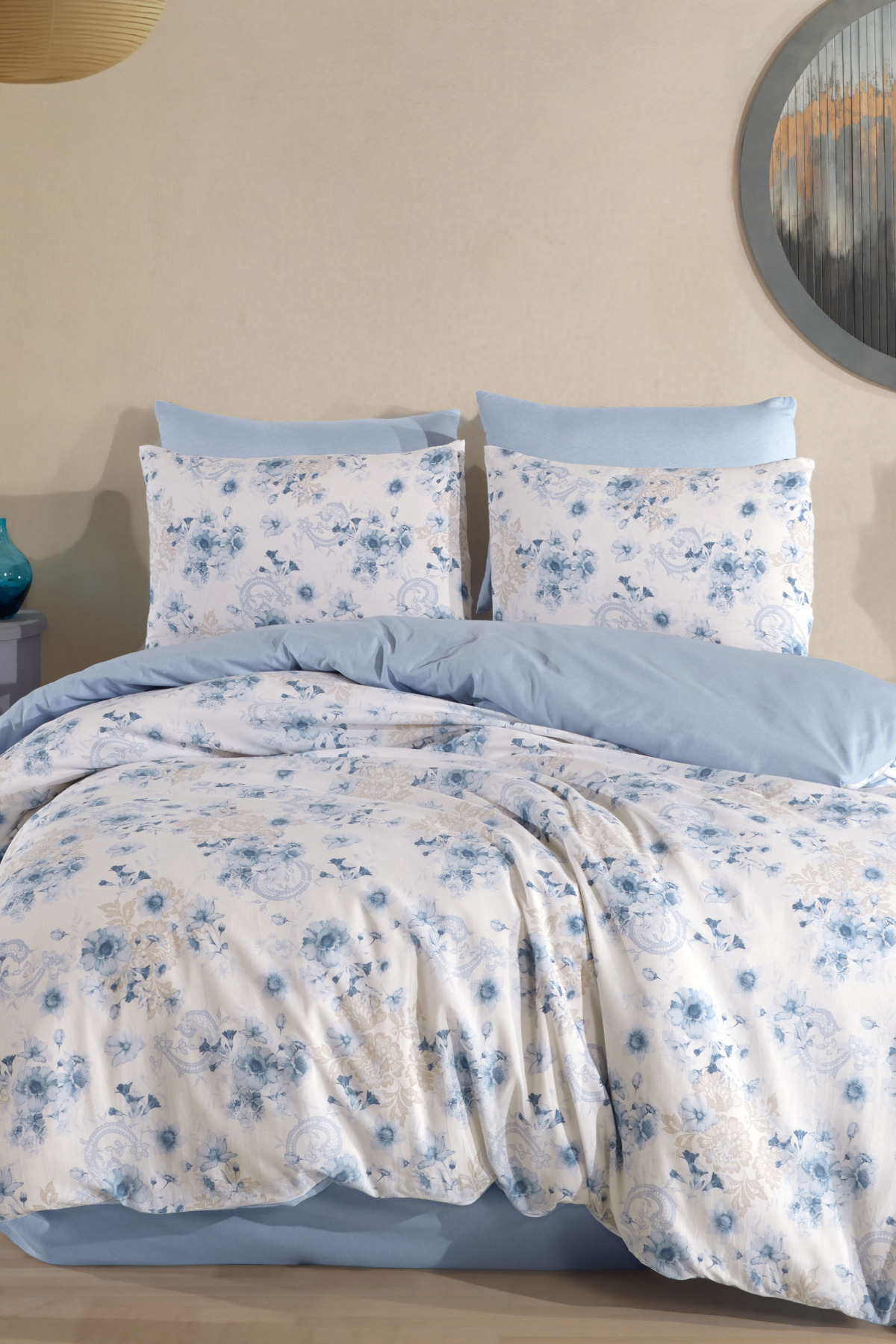 Rimo Home LASTİKLİ ÇARŞAFLI TEK KİŞİLİK NEVRESİM TAKIMI - Görsel 2