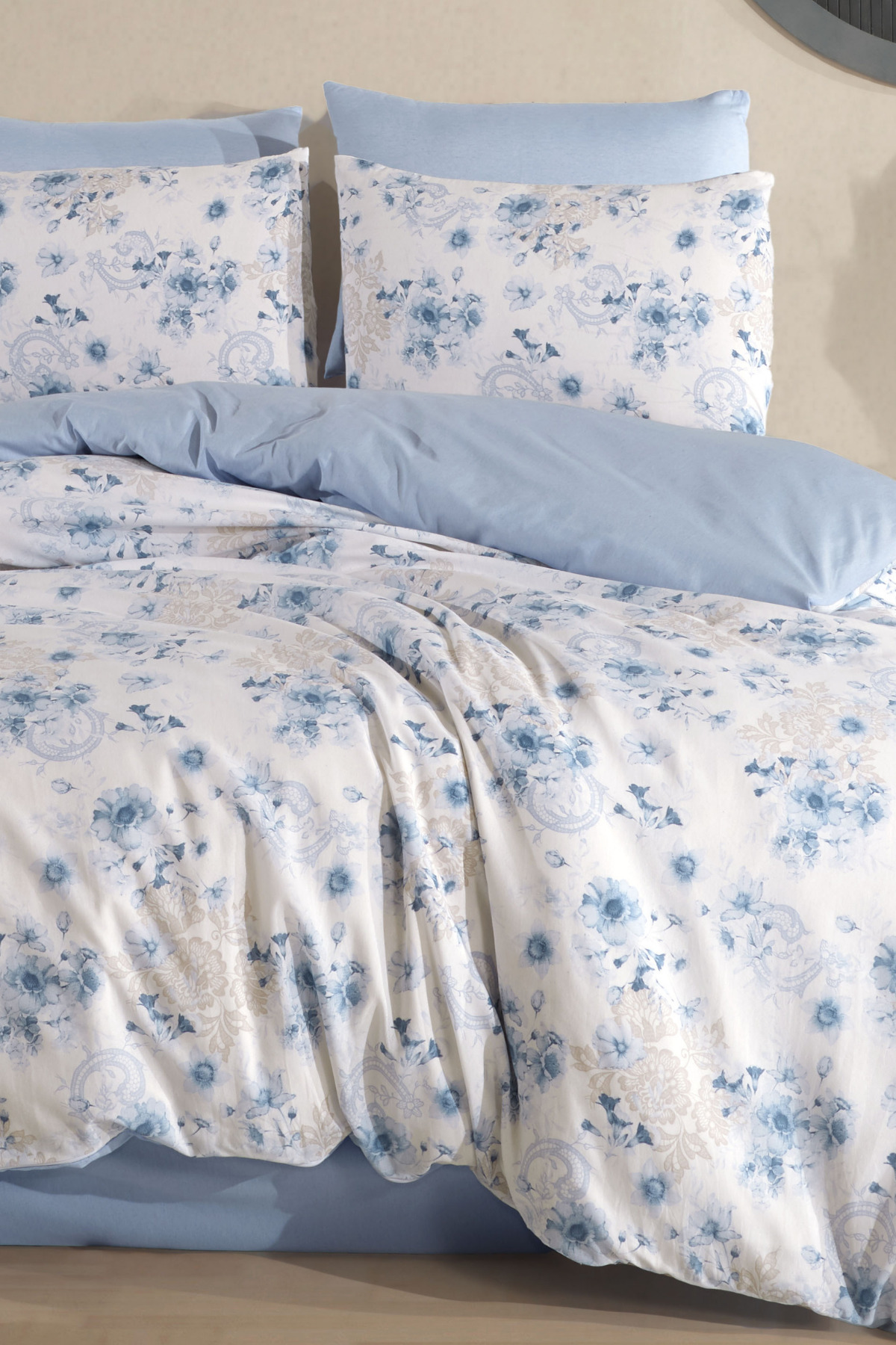 Rimo Home LASTİKLİ ÇARŞAFLI TEK KİŞİLİK NEVRESİM TAKIMI - Görsel 3