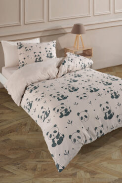 conzaliza Tek Kişilik Pamuklu Lastikli Çarşaflı Nevresim Takımı