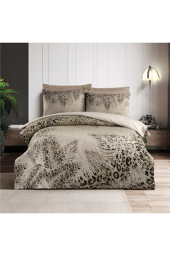 Altınbaşak Tigra Tek Kişilik Ranforce Nevresim Takımı Bej (3 Parça) Tek Kişilik Nevresim Takımı