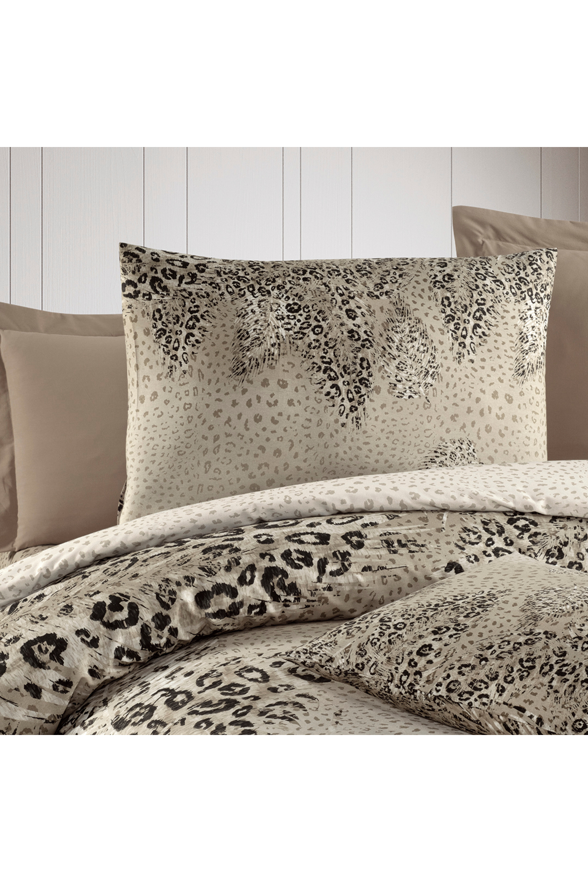 Altınbaşak Tigra Tek Kişilik Ranforce Nevresim Takımı Bej (3 Parça) Tek Kişilik Nevresim Takımı - Görsel 2