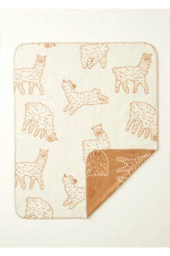 Bella Maison Alpaca Pamuklu Bebek Battaniyesi Bej (100x120 cm)