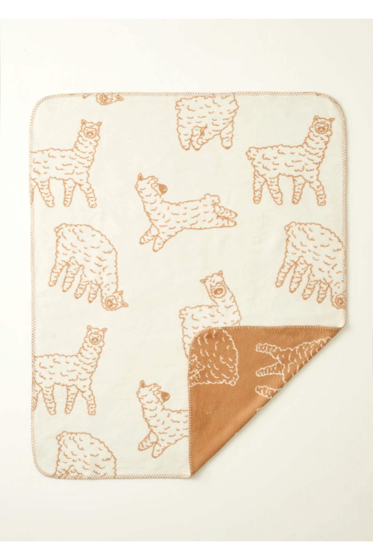 Bella Maison Alpaca Pamuklu Bebek Battaniyesi Bej (100x120 cm)