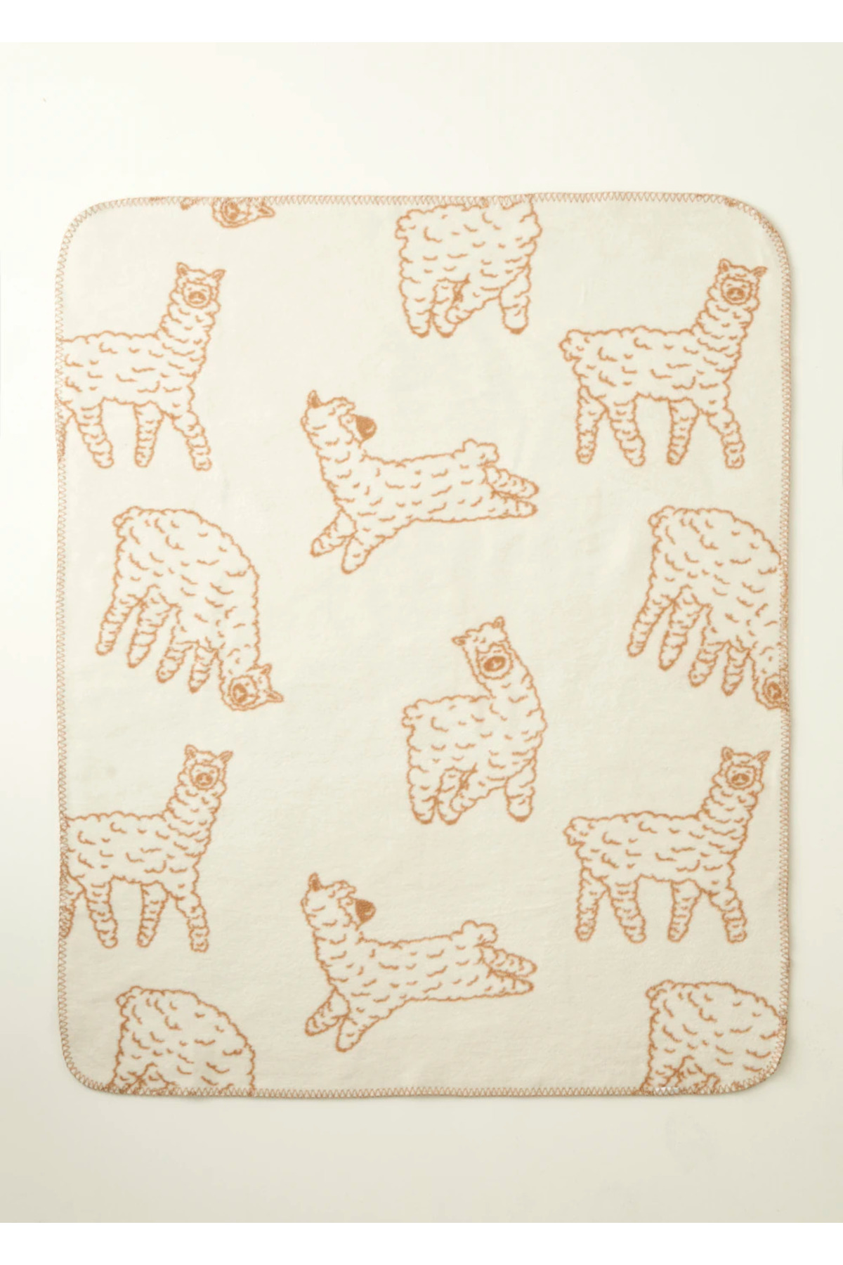 Bella Maison Alpaca Pamuklu Bebek Battaniyesi Bej (100x120 cm) - Görsel 2