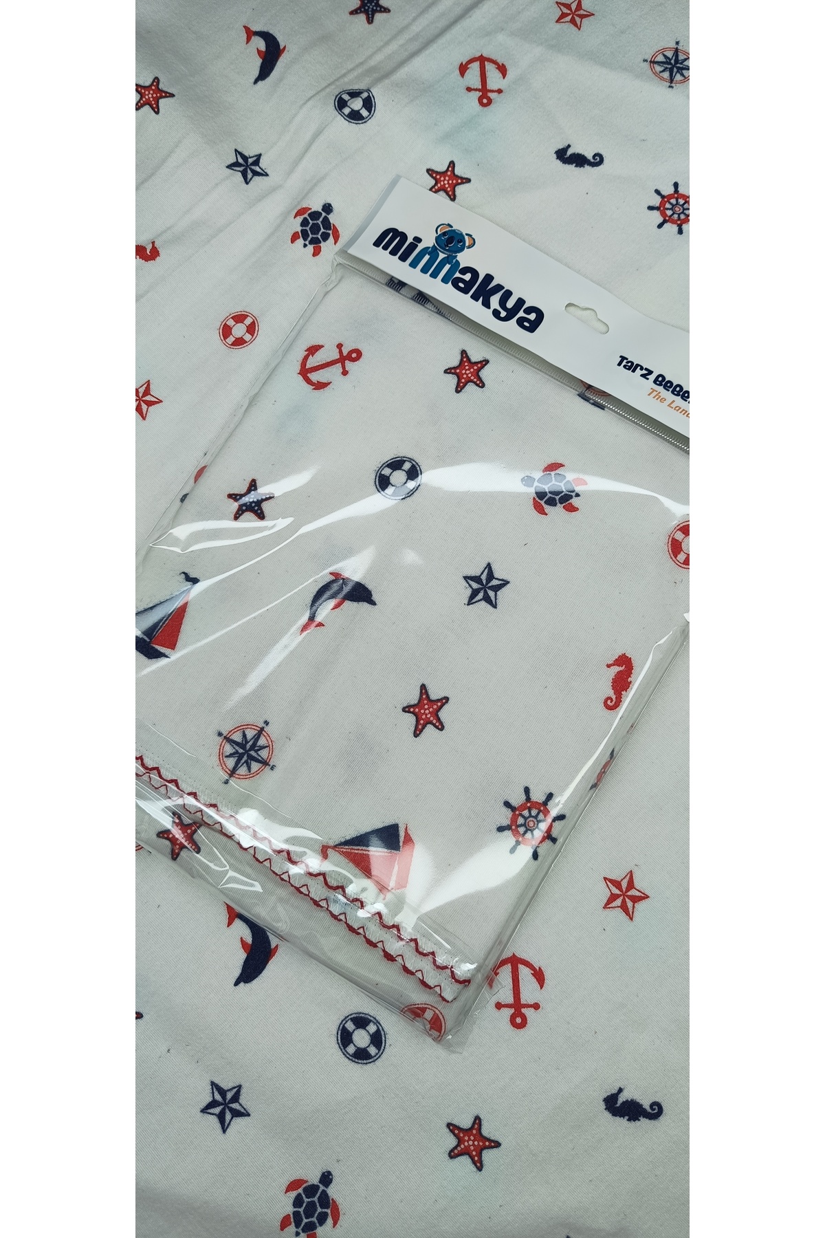 minnakya 80*90 tek yönlü çok amaçlı pazen bebek battaniyesi puset ötrüsü pazen bez - Görsel 3