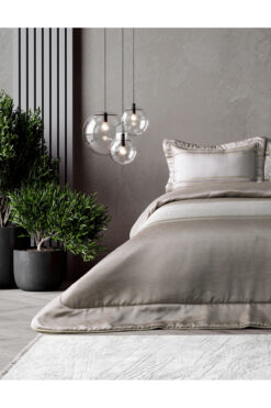 Doqu Home Mathilda Yatak Örtüsü Çift Kişilik - Gold