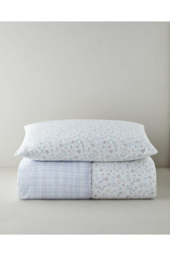 English Home Sweety Meadow Kolay Ütülenir Tek Kişilik Nevresim Seti 160x220 cm Lila