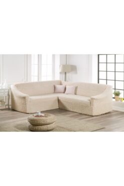 elgeyar Bürümcük L Köşe Koltuk Örtüsü Eteksiz Boydan Bürümcük Lastıkli Standart 1 Adet