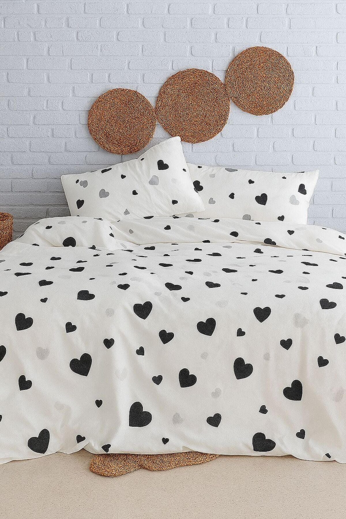 Sheri Home Tekstil Lastikli Çarşaflı Tek Kişilik Nevresim Takımı KIRÇİÇEKMODEL8892