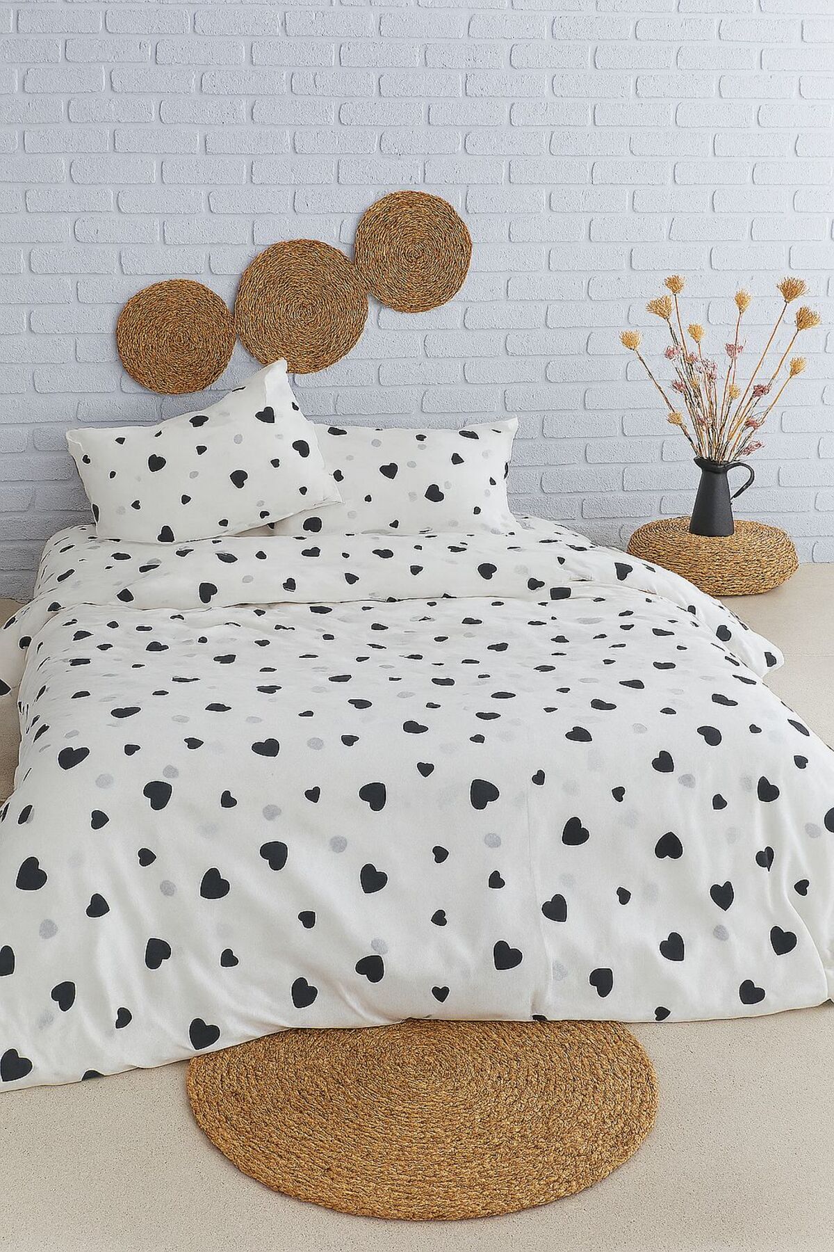 Sheri Home Tekstil Lastikli Çarşaflı Tek Kişilik Nevresim Takımı KIRÇİÇEKMODEL8892 - Görsel 2