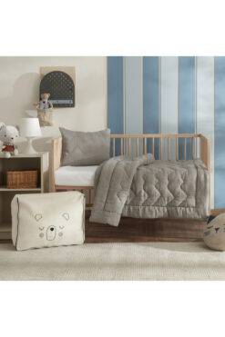 Karaca Home Bebek Arden Yastık Yorgan Seti Gri