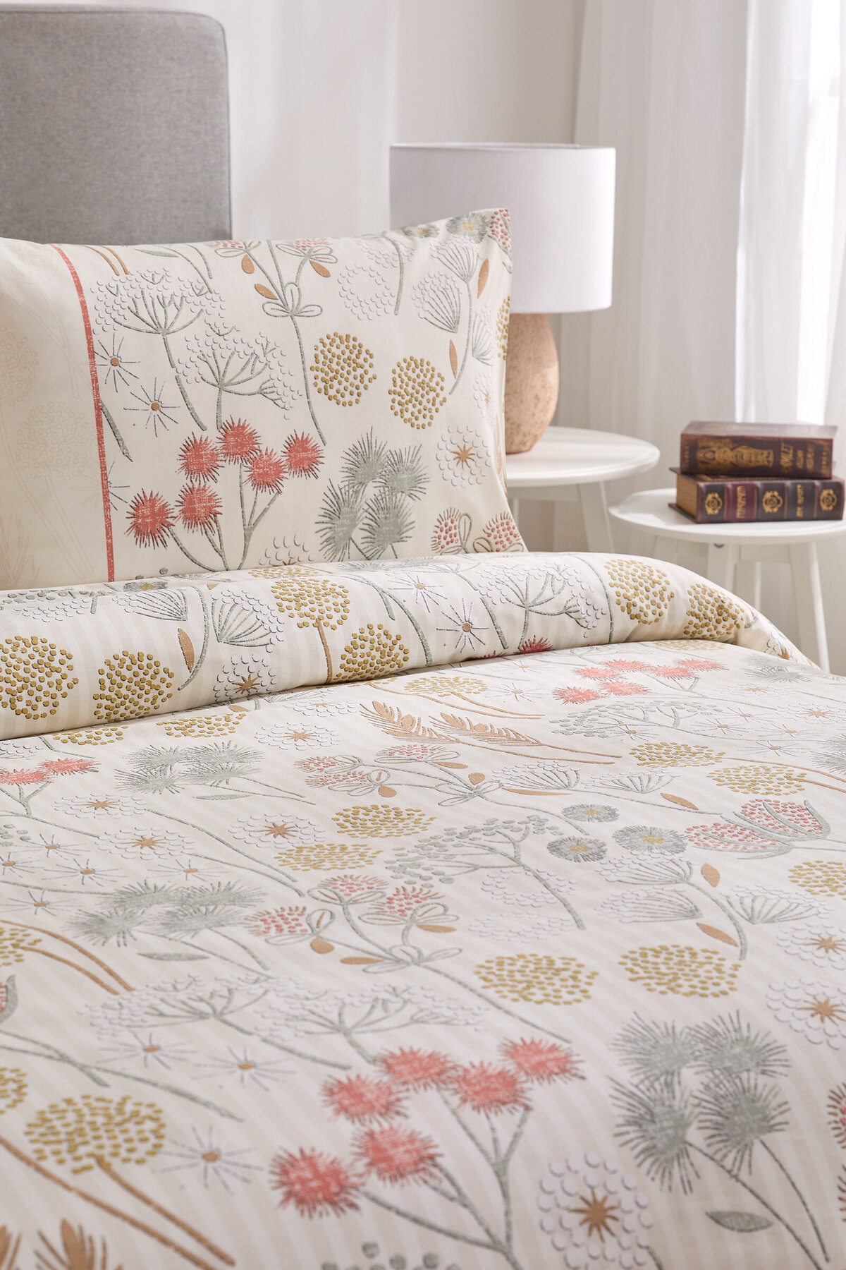 FLORETTA Soffione Çift Kişilik Nevresim Takımı - Görsel 2