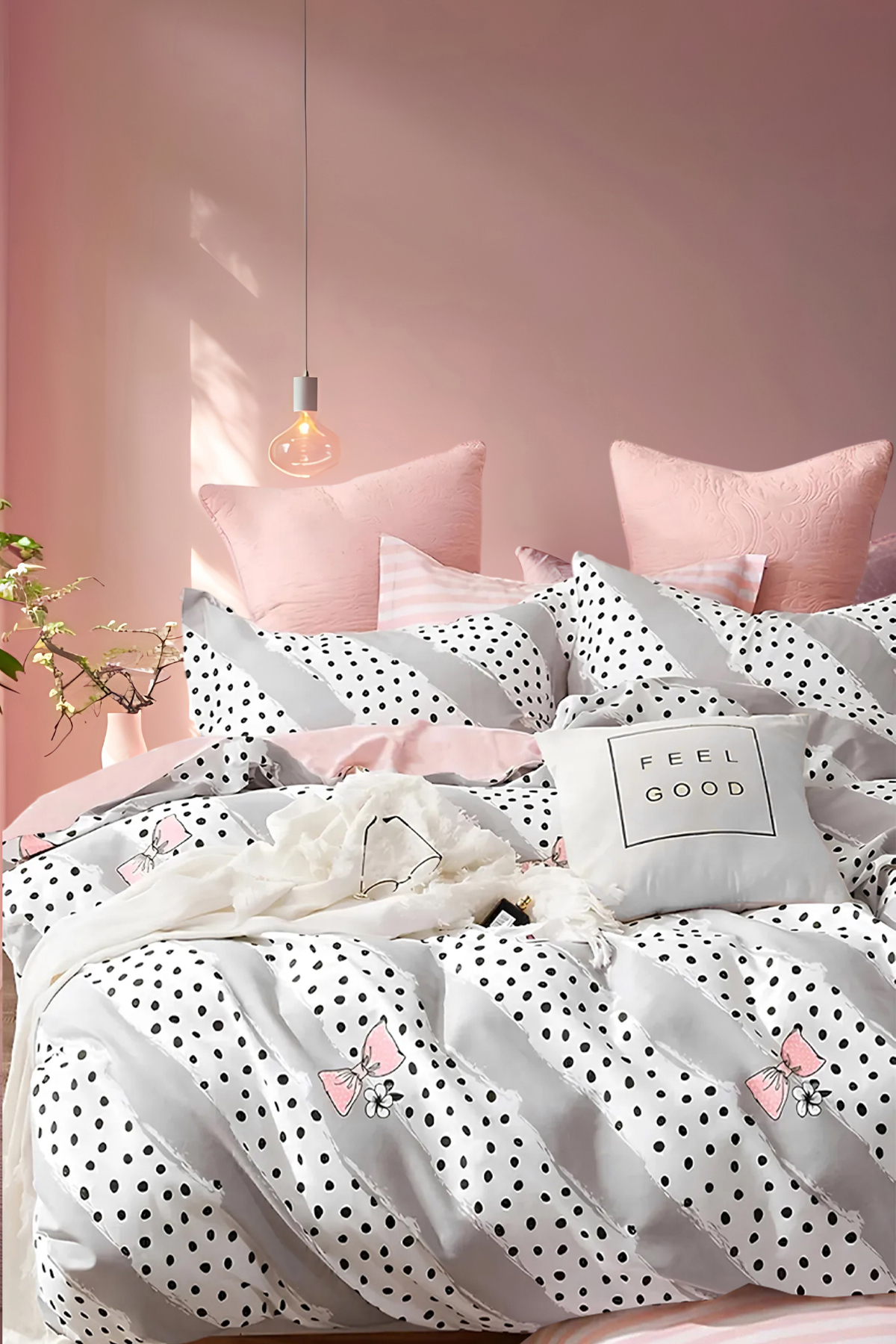 İQON Lastikli Çarşaflı Nevresim Takımı Tek Kişilik FİYONK - Görsel 2