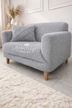 BASHTUGH TİCARET Yüksek Kaliteli |Tek Kişilik| Koltuk Örtüsü Bohem Kumaş Lastikli Yıkanabilir Berjer kılıf Sofa Cover