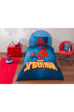 Taç Tek Kişilik Lisanslı Nevresim Takımı Disney Spiderman Classical