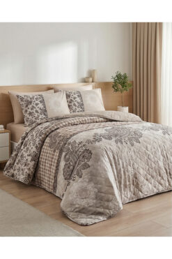 Bella Home KAPİTONELİ 4 MEVSİM ÇİFT KİŞİLİK NEVRESİM TAKIMI(KAPİTONE 200X220-ÇARŞAF 220X240-2 YASTIK KILIFI )
