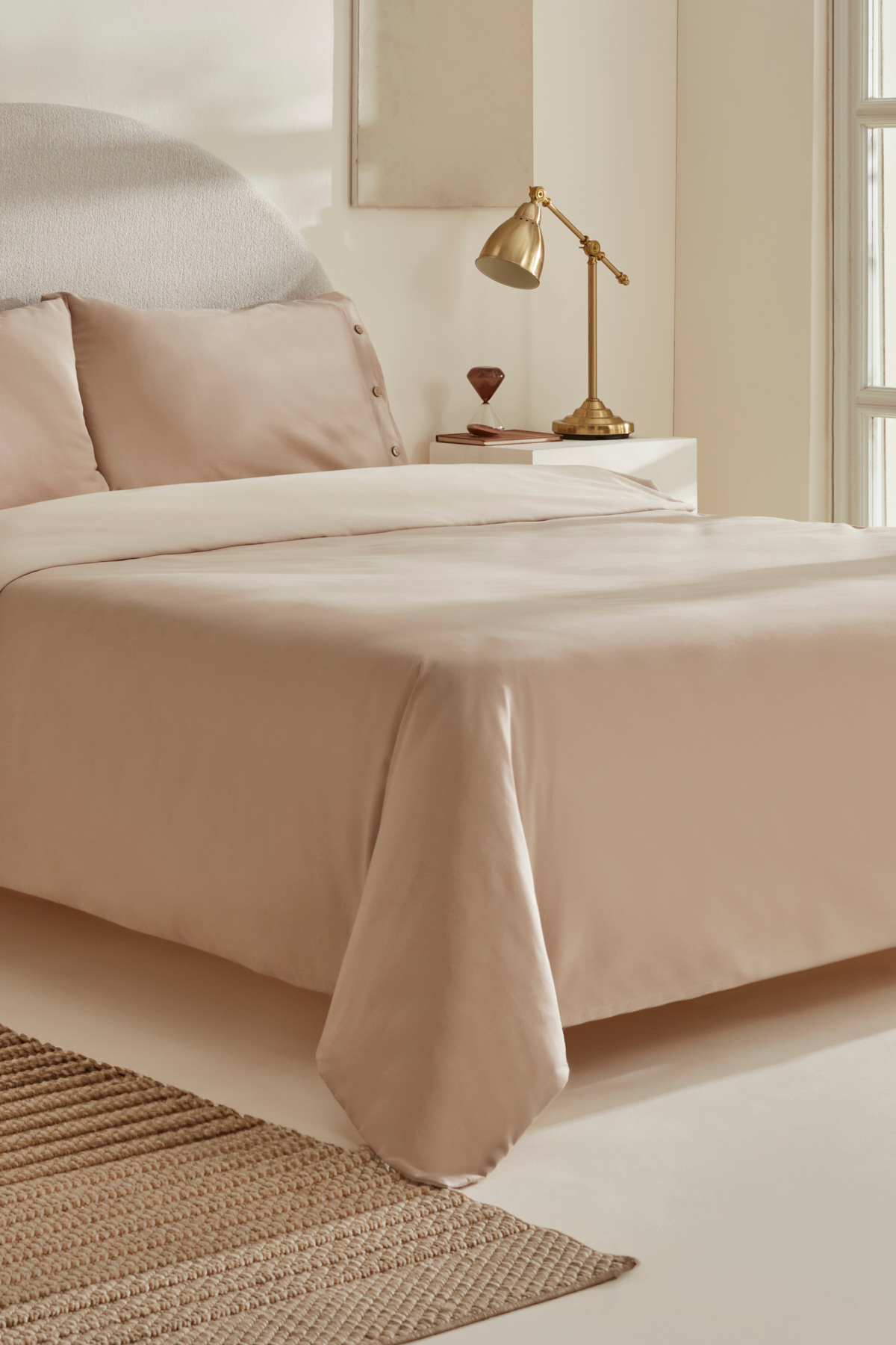 Karaca Home Basis %100 Pamuk Çift Kişilik Nevresim Takımı Bej - Görsel 2