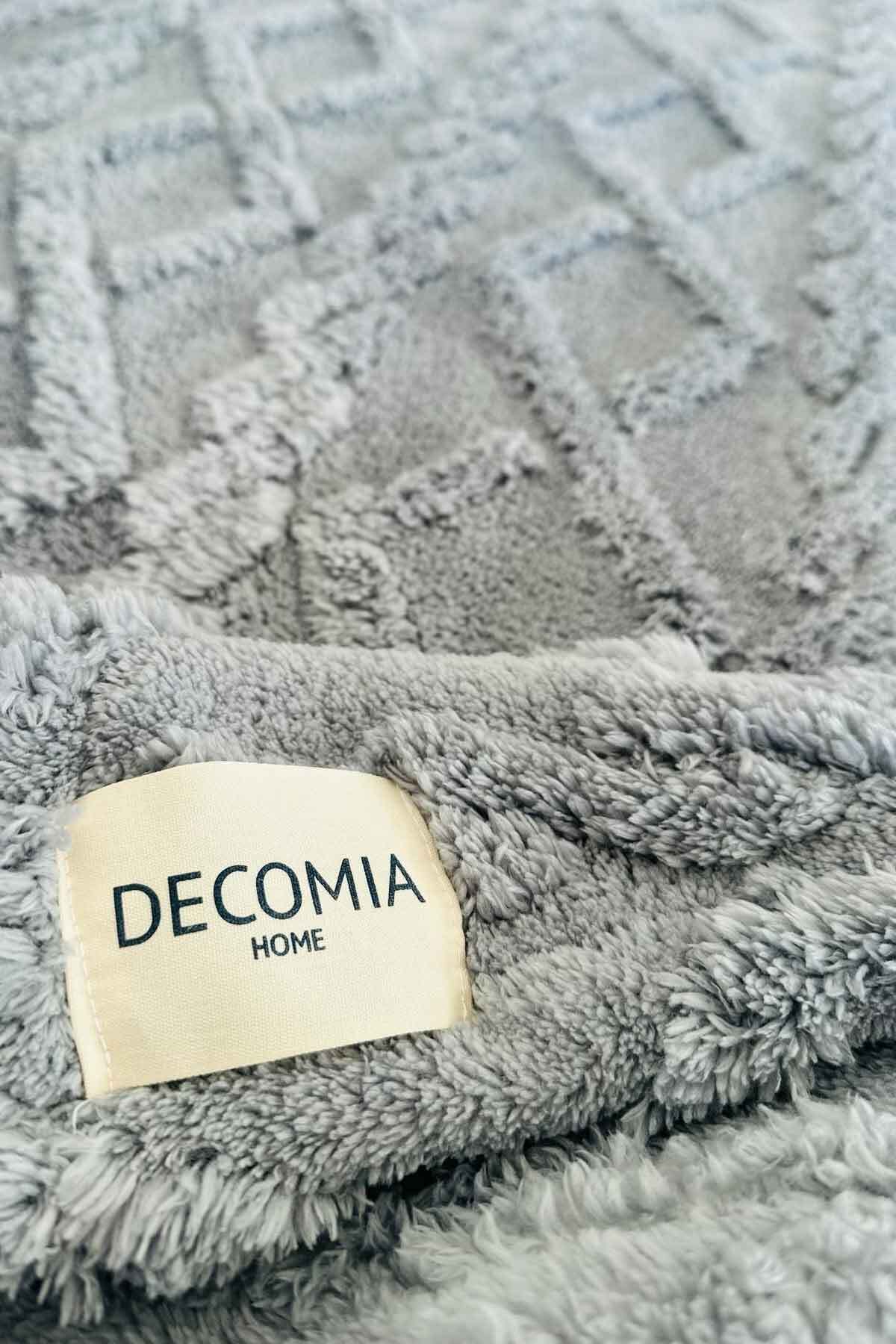 Decomia Home Chain Oturma Yerini Kapatan Kabartmalı Yumuşak Tüylü Koltuk Örtüsü Koltuk Şalı (100X220cm) - Görsel 2