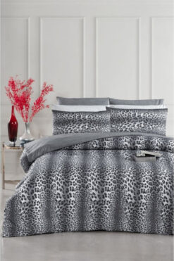 Sheri Home Lastikli Çarşaflı Nevresim Takımı Çift Kişilik Garden BEYAZ