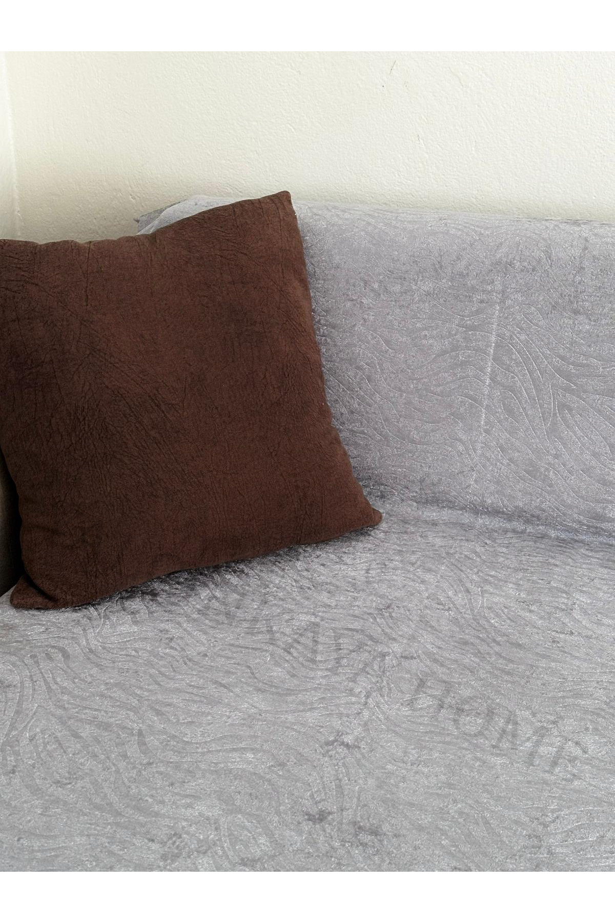 YALÇINKAYA HOME Desenli ,Kadife , Süngerli Kaymaz Taban Koltuk - Çekyat Örtüsü 170x205cm - Görsel 3